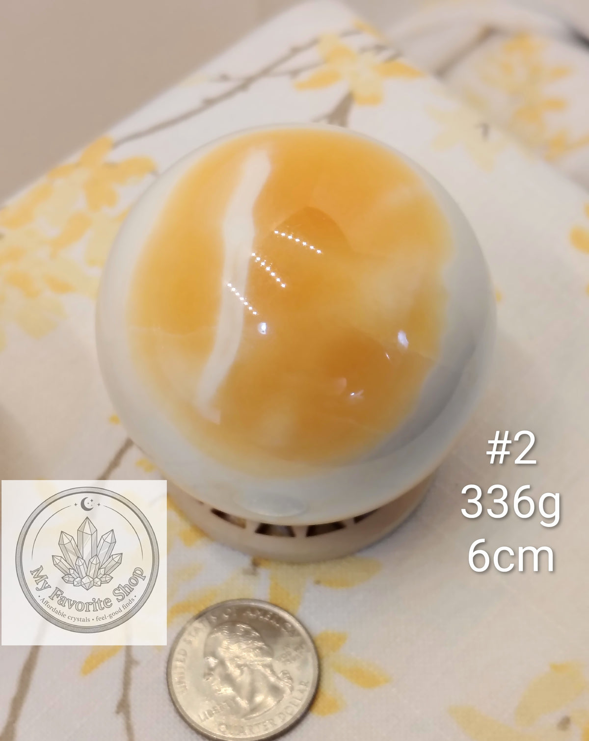 High-Vibe Orange Calcite Spheres | Radiant Citrus & Creamsicle Specimens