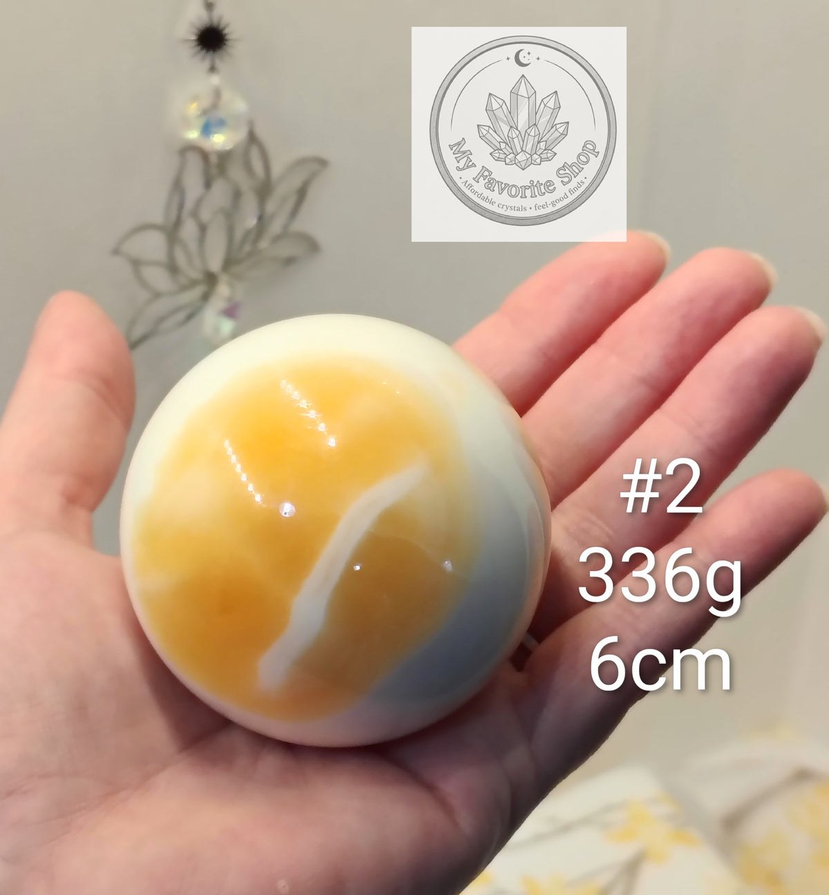 High-Vibe Orange Calcite Spheres | Radiant Citrus & Creamsicle Specimens
