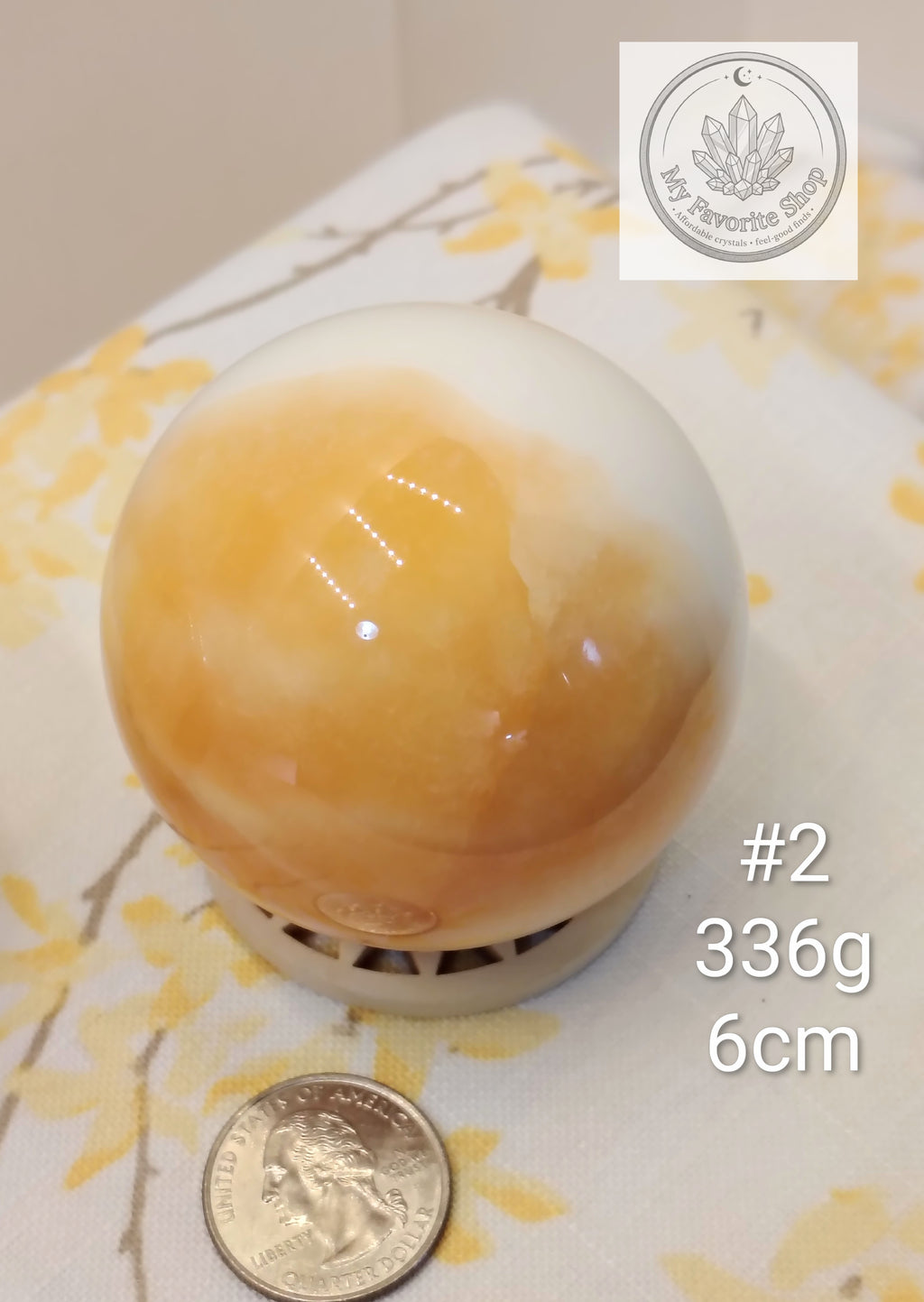 High-Vibe Orange Calcite Spheres | Radiant Citrus & Creamsicle Specimens