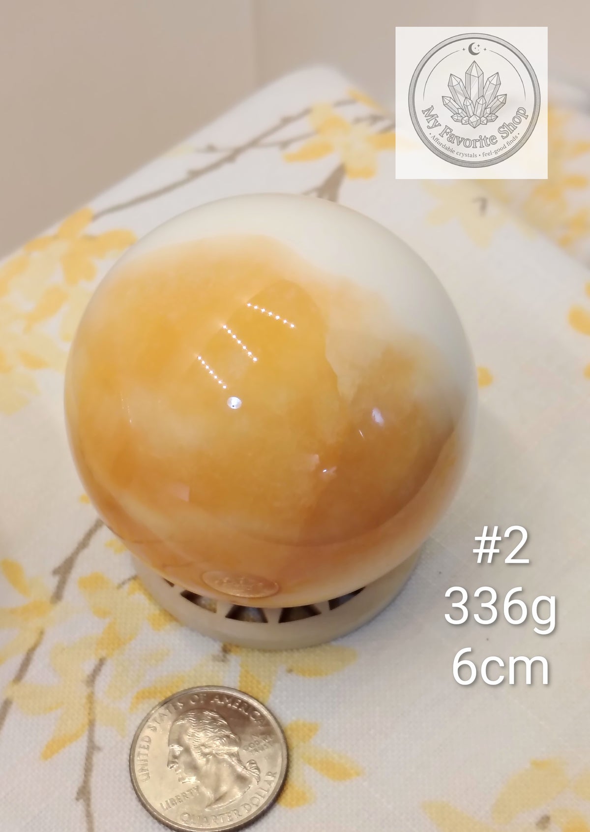 High-Vibe Orange Calcite Spheres | Radiant Citrus & Creamsicle Specimens