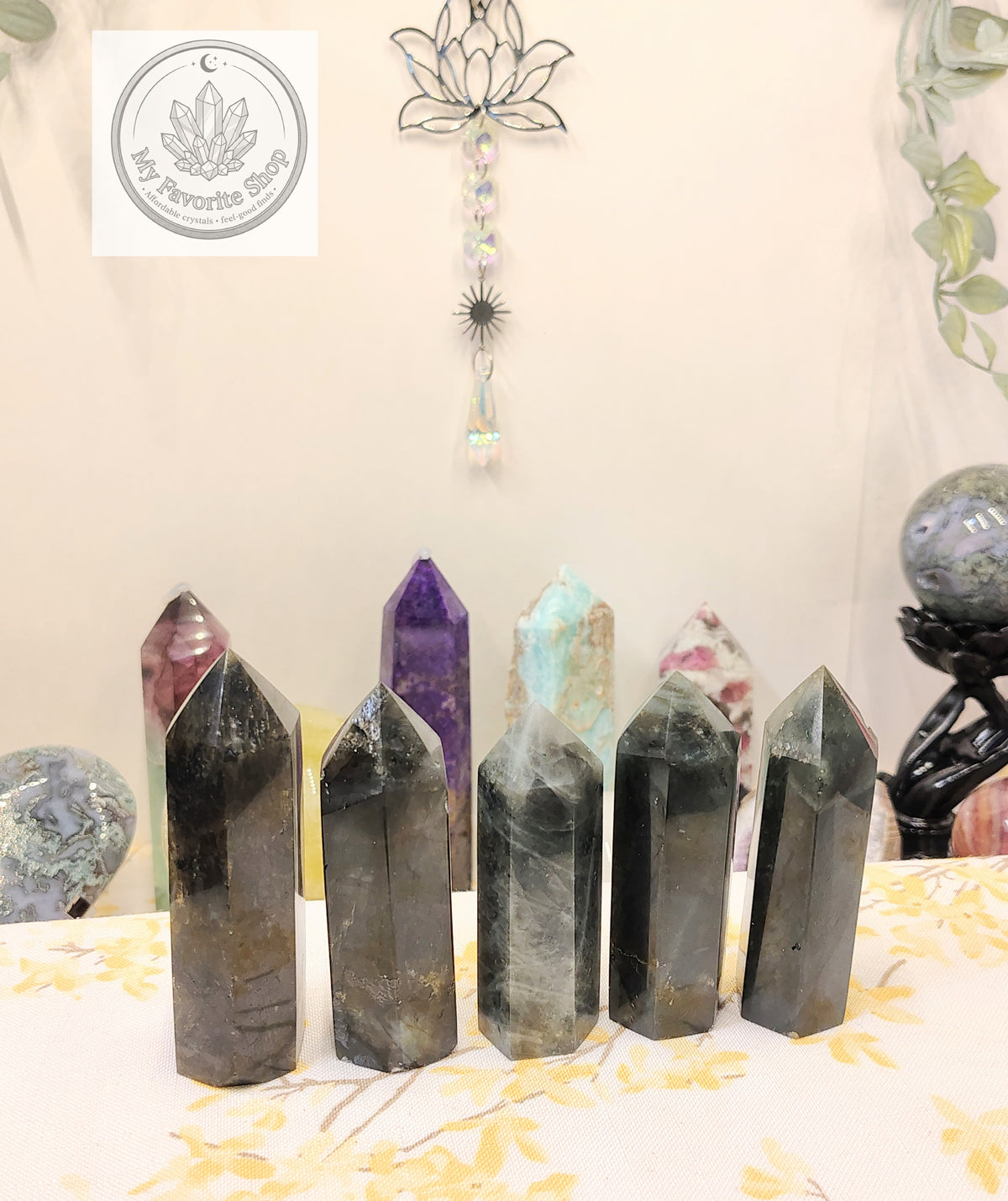 Flash & Magic: Labradorite Mini Statement Towers