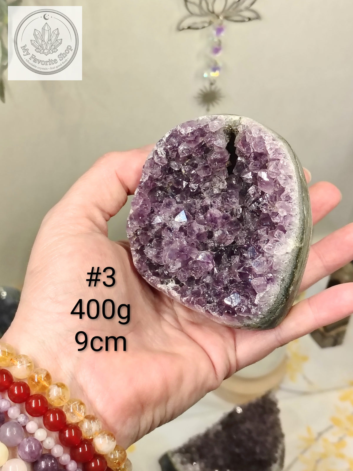 Raw & Cutback Amethyst Geode Clusters