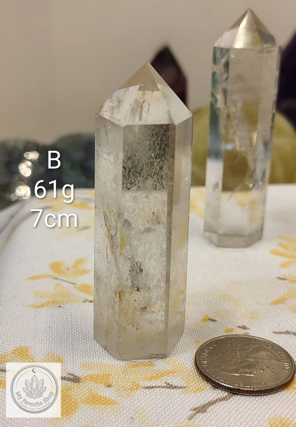Smoky Quartz Point | Champagne to Deep Cocoa Polished Tower