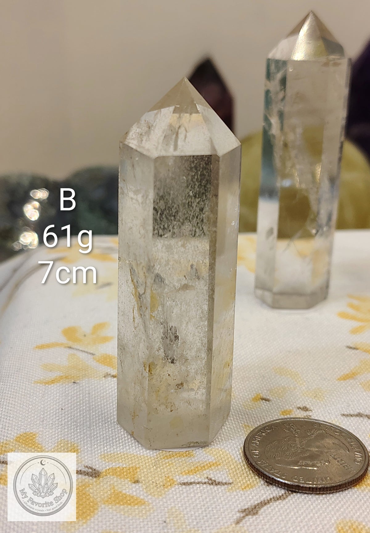 Smoky Quartz Point | Champagne to Deep Cocoa Polished Tower