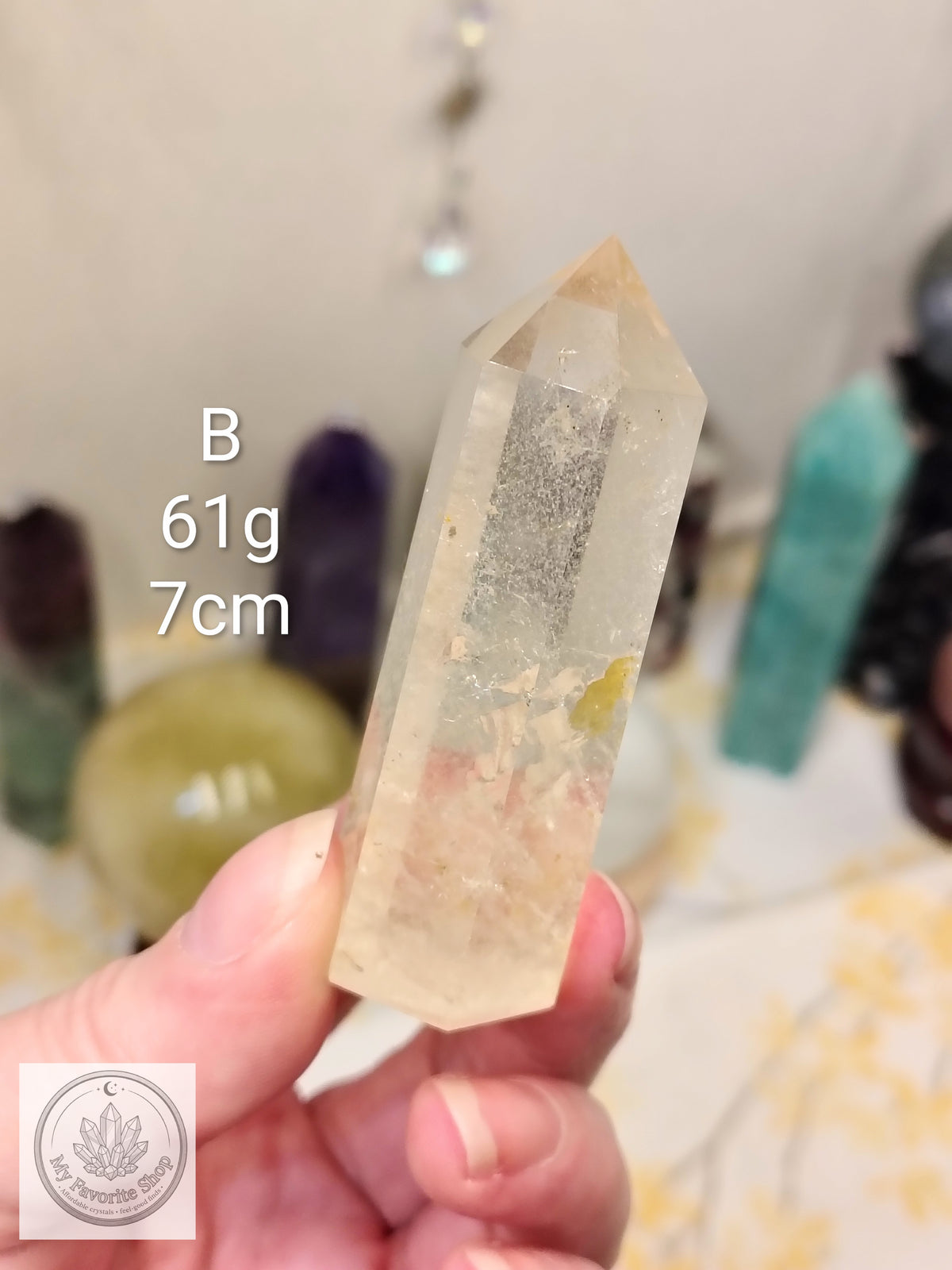 Smoky Quartz Point | Champagne to Deep Cocoa Polished Tower