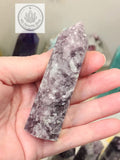 Natural Lepidolite Polished Crystal Towers (~3.5"-4")