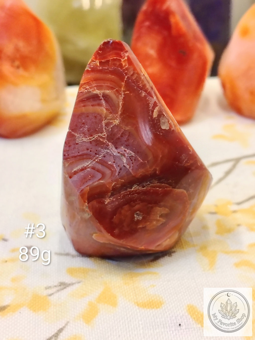 Mini Carnelian Flame Crystal | Choose Your Piece