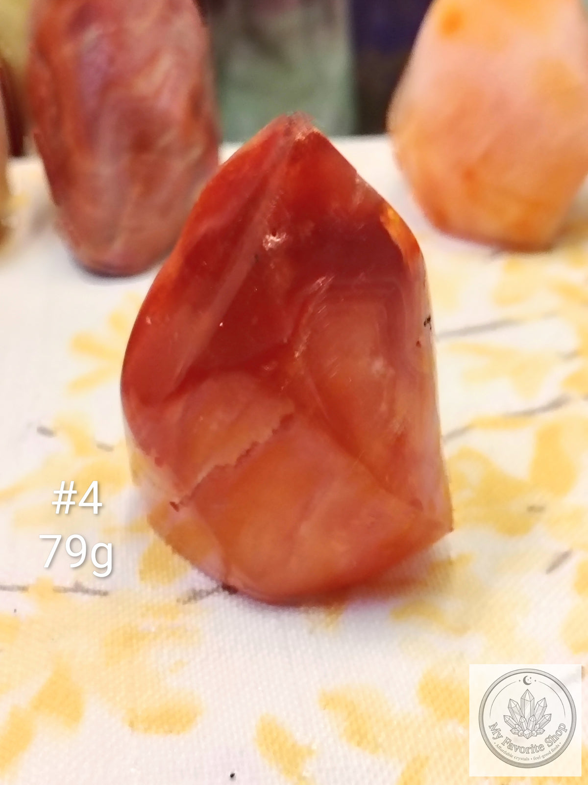 Mini Carnelian Flame Crystal | Choose Your Piece