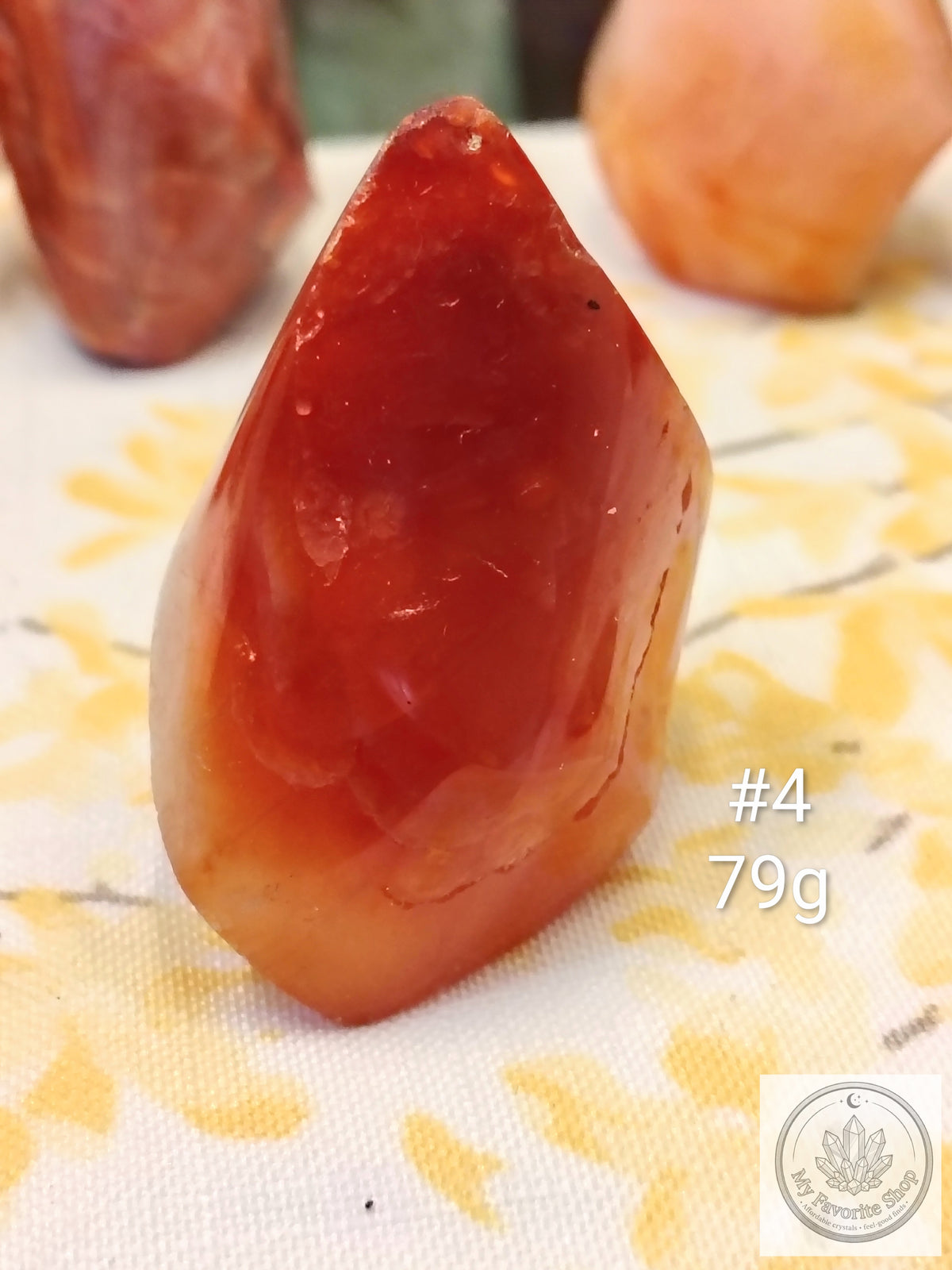 Mini Carnelian Flame Crystal | Choose Your Piece