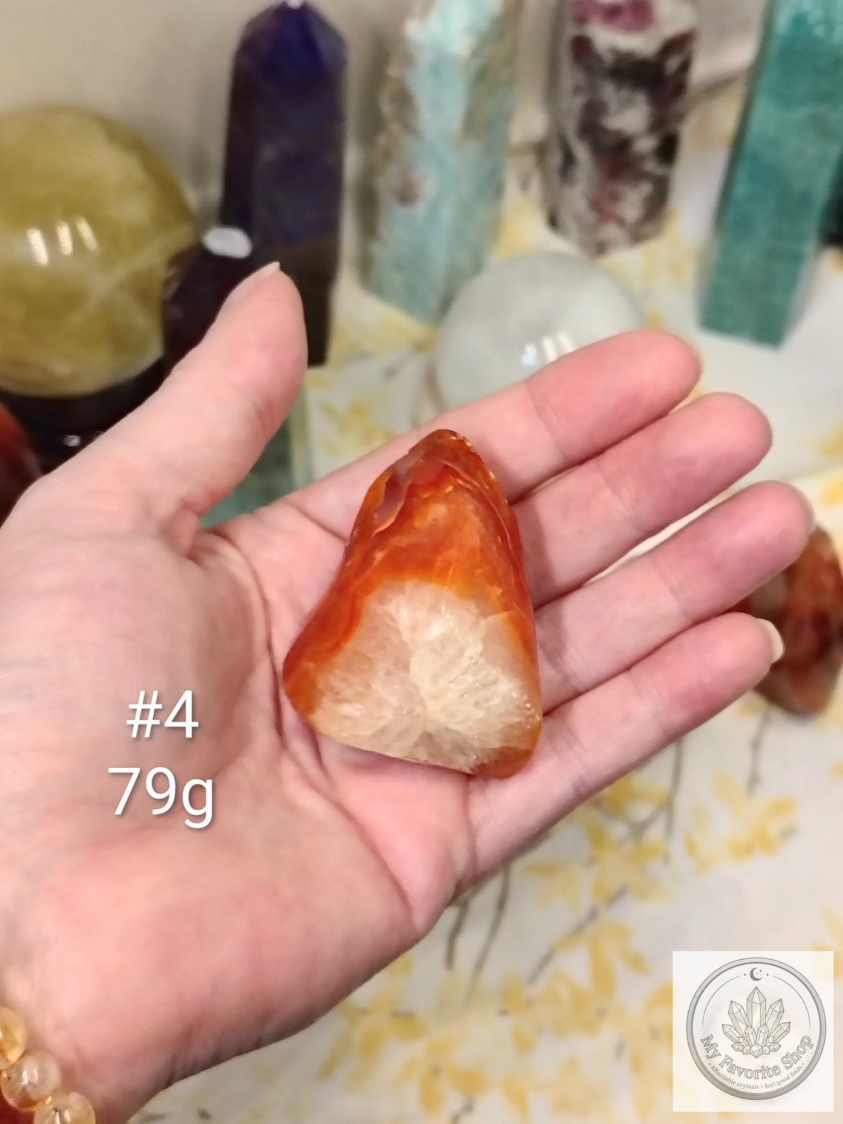 Mini Carnelian Flame Crystal | Choose Your Piece