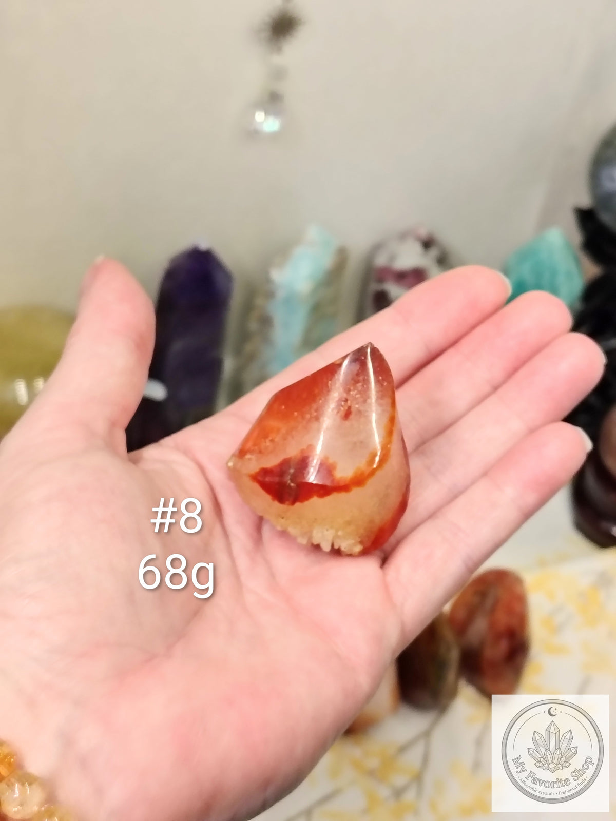 Mini Carnelian Flame Crystal | Choose Your Piece