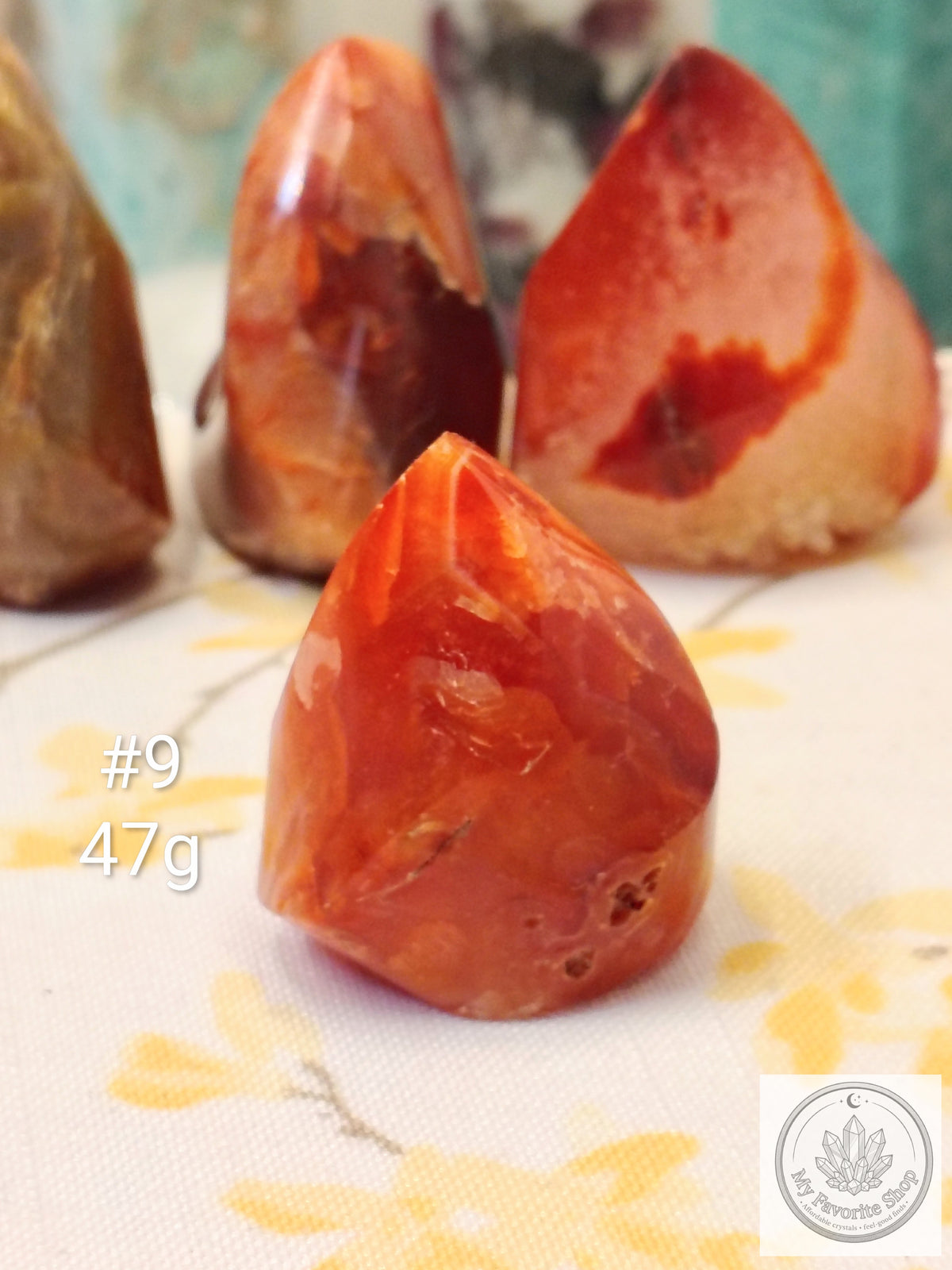 Mini Carnelian Flame Crystal | Choose Your Piece