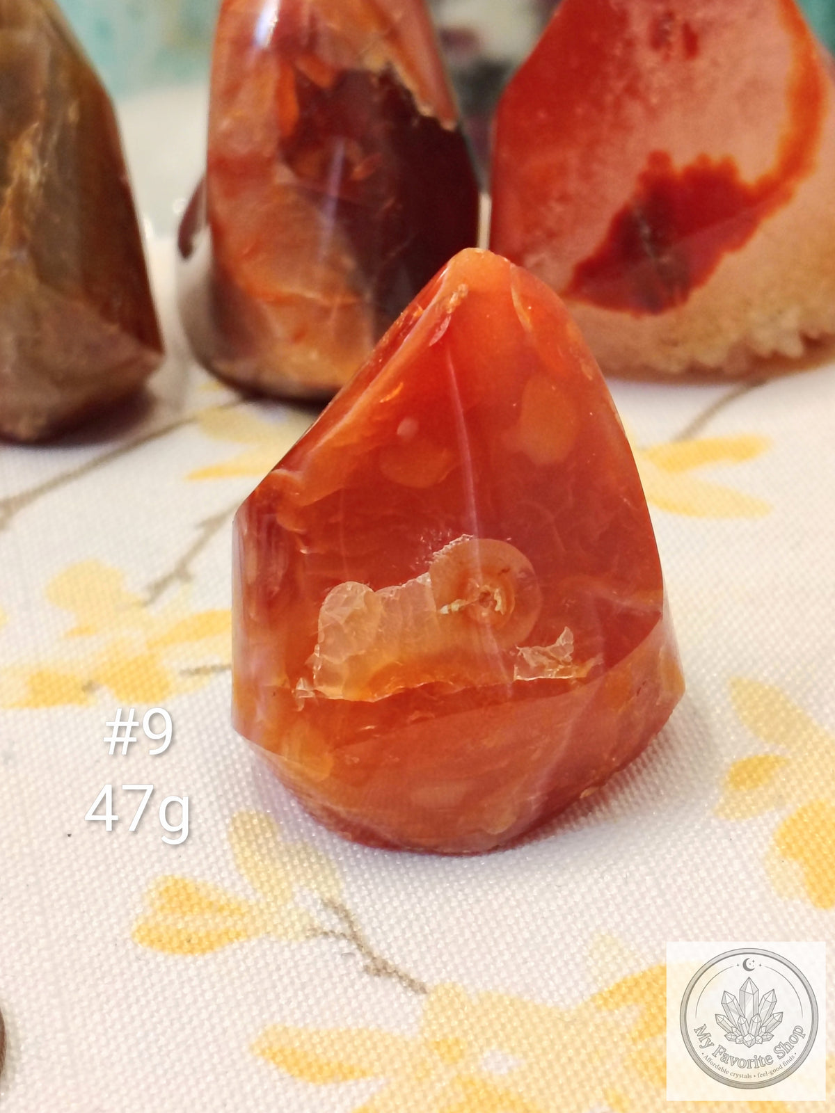 Mini Carnelian Flame Crystal | Choose Your Piece