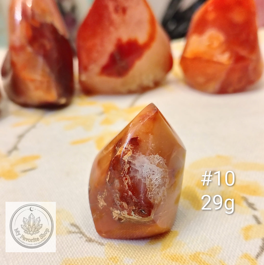 Mini Carnelian Flame Crystal | Choose Your Piece