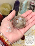 Smoky Quartz, Fire Quartz & Moonstone Sphere