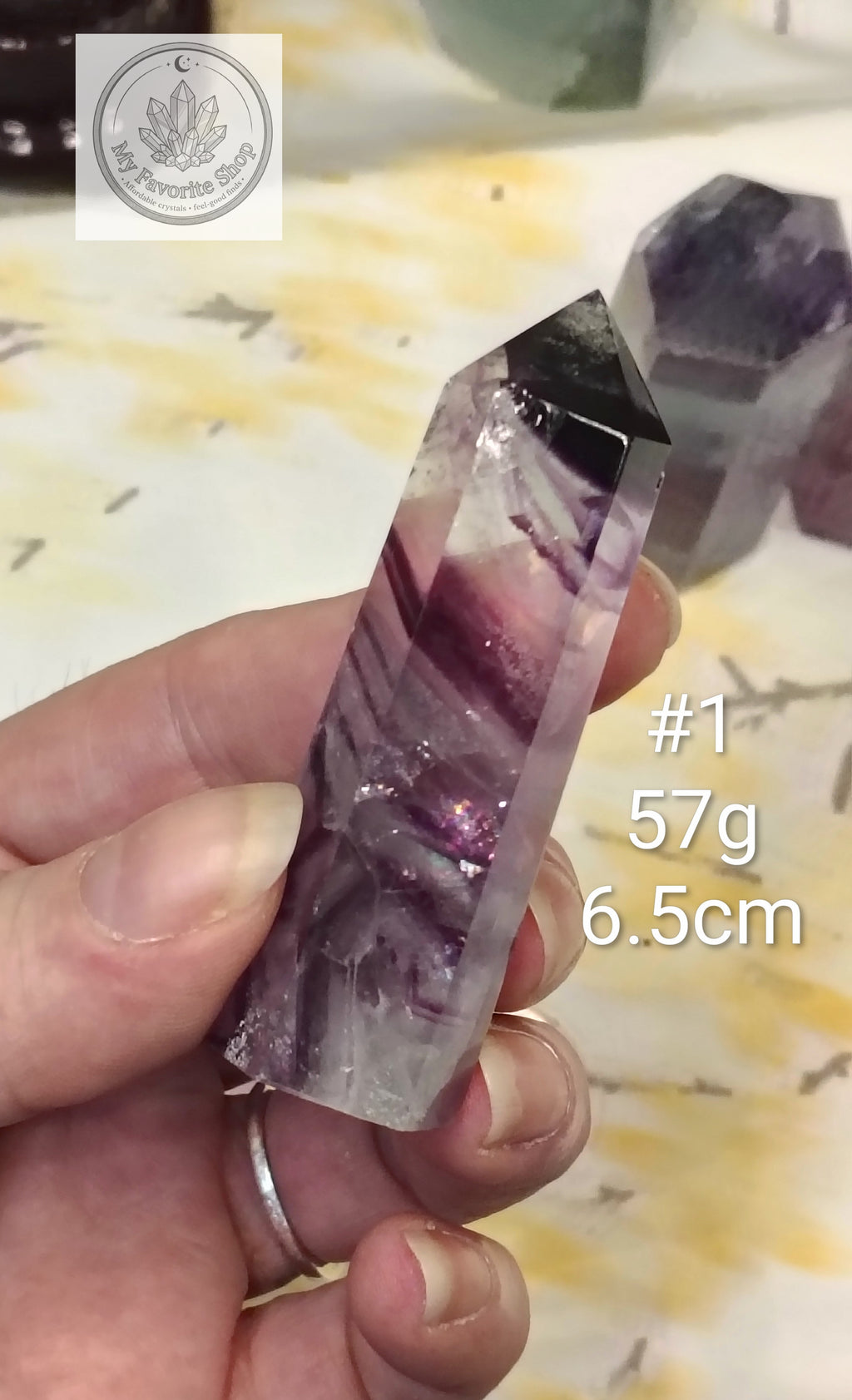 Rainbow Fluorite Points / Mini Towers - Choose Your Piece
