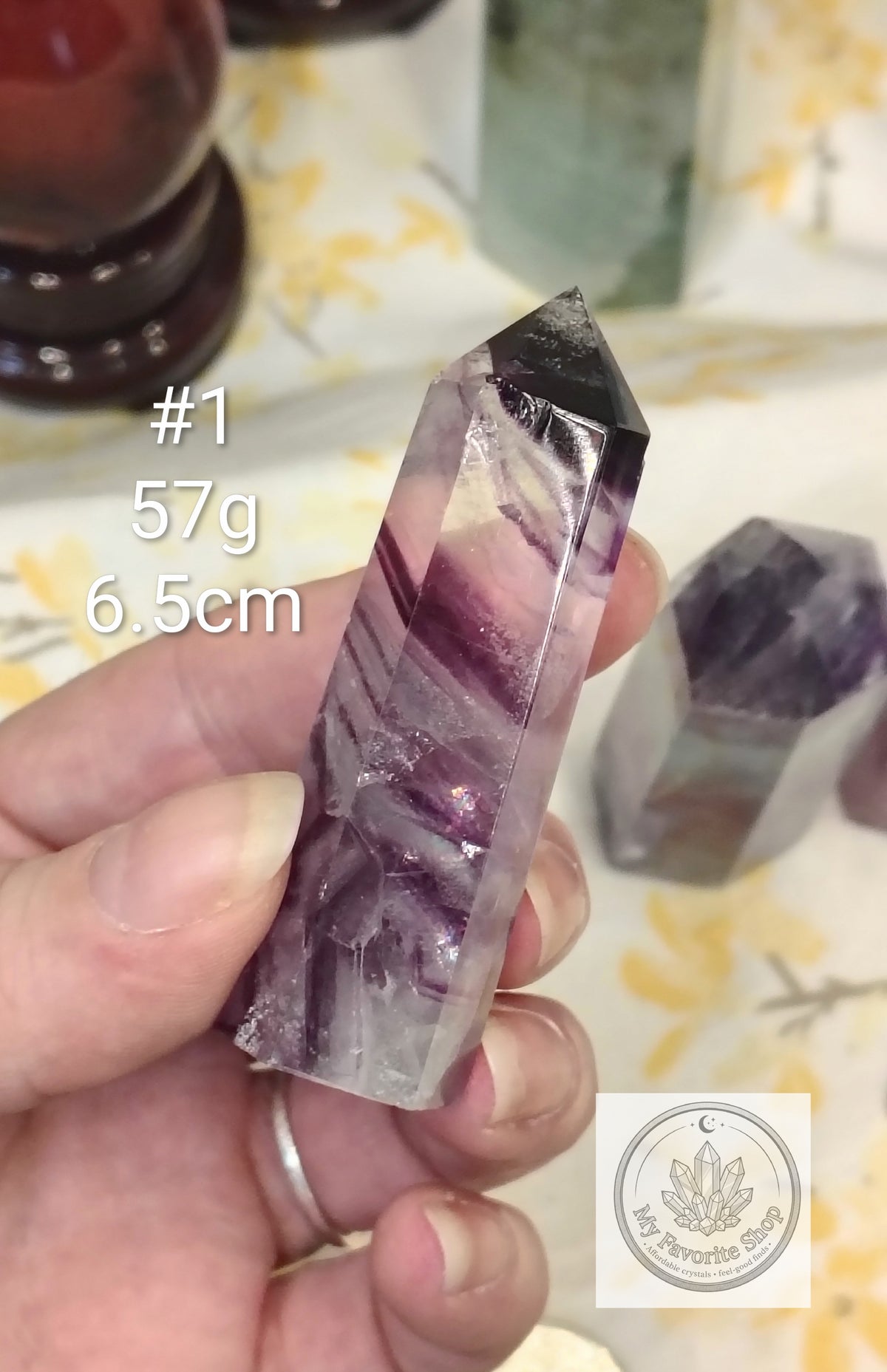 Rainbow Fluorite Points / Mini Towers - Choose Your Piece