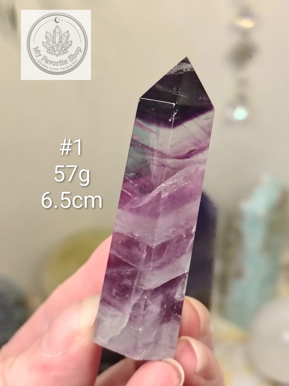 Rainbow Fluorite Points / Mini Towers - Choose Your Piece