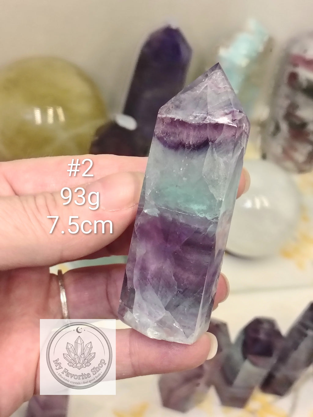 Rainbow Fluorite Points / Mini Towers - Choose Your Piece