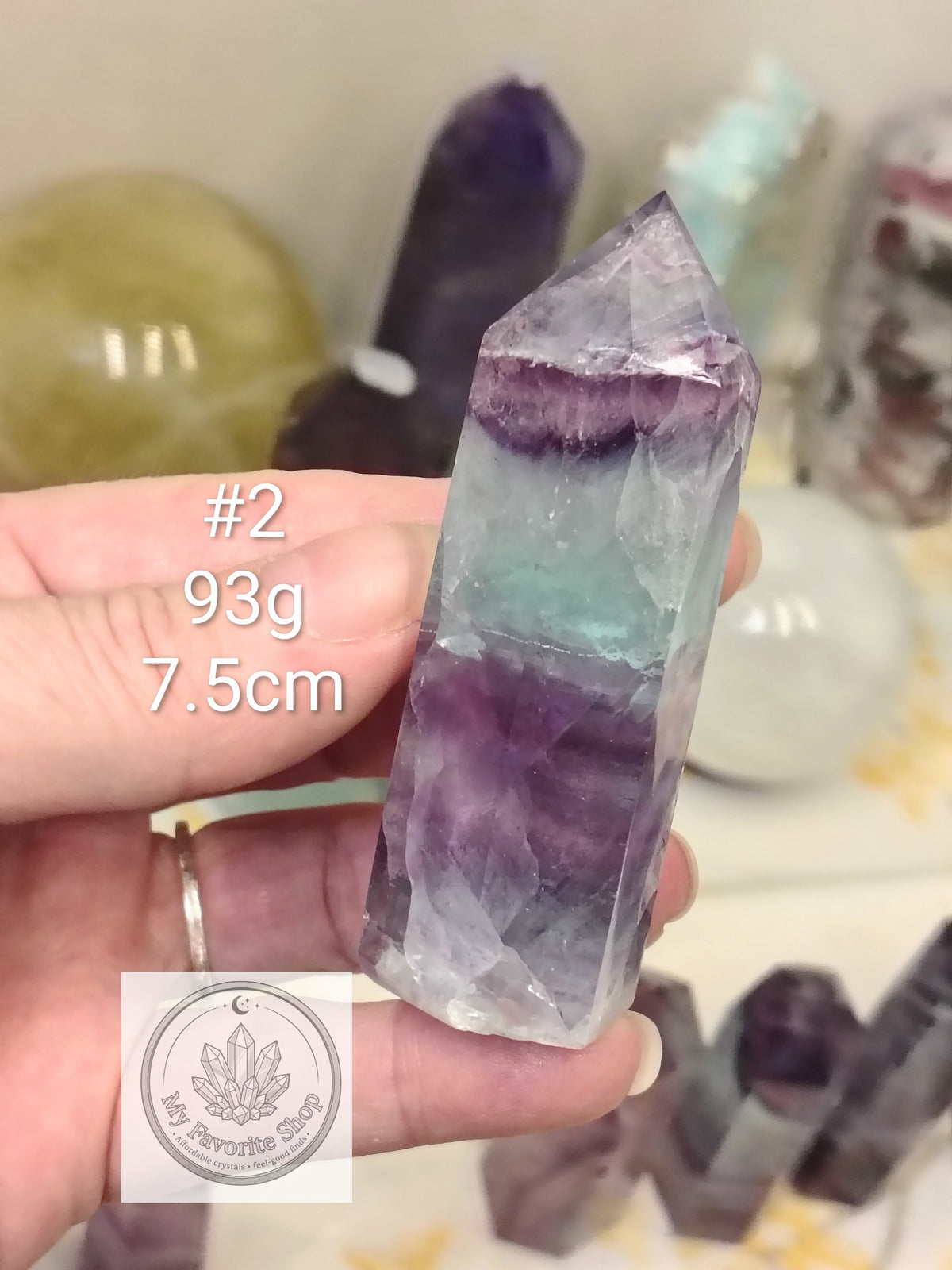 Rainbow Fluorite Points / Mini Towers - Choose Your Piece
