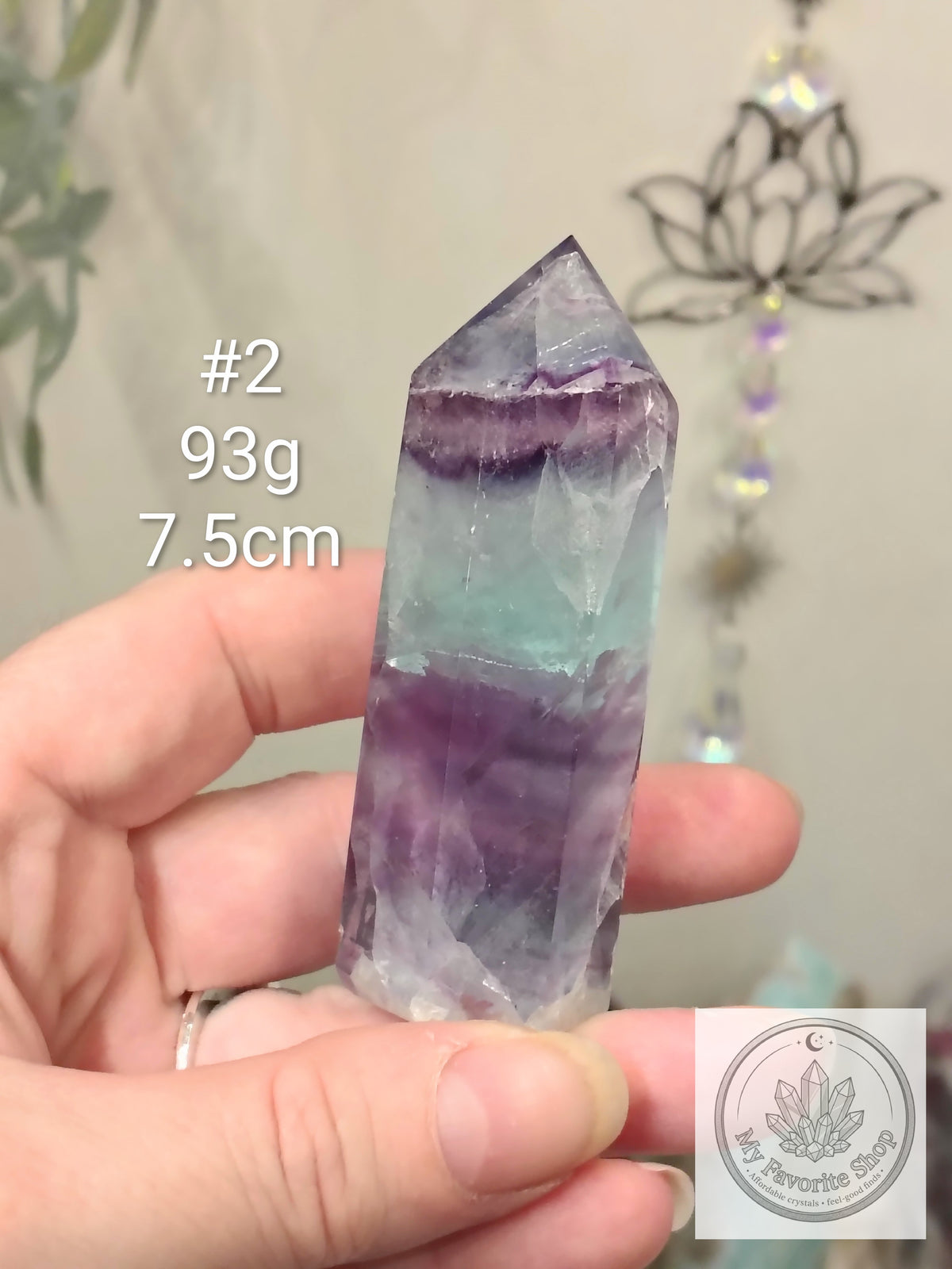 Rainbow Fluorite Points / Mini Towers - Choose Your Piece