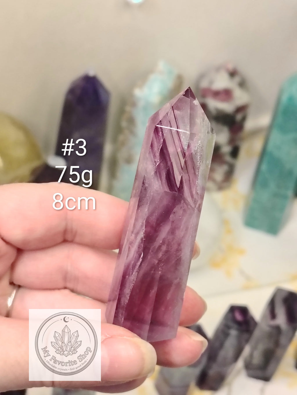 Rainbow Fluorite Points / Mini Towers - Choose Your Piece