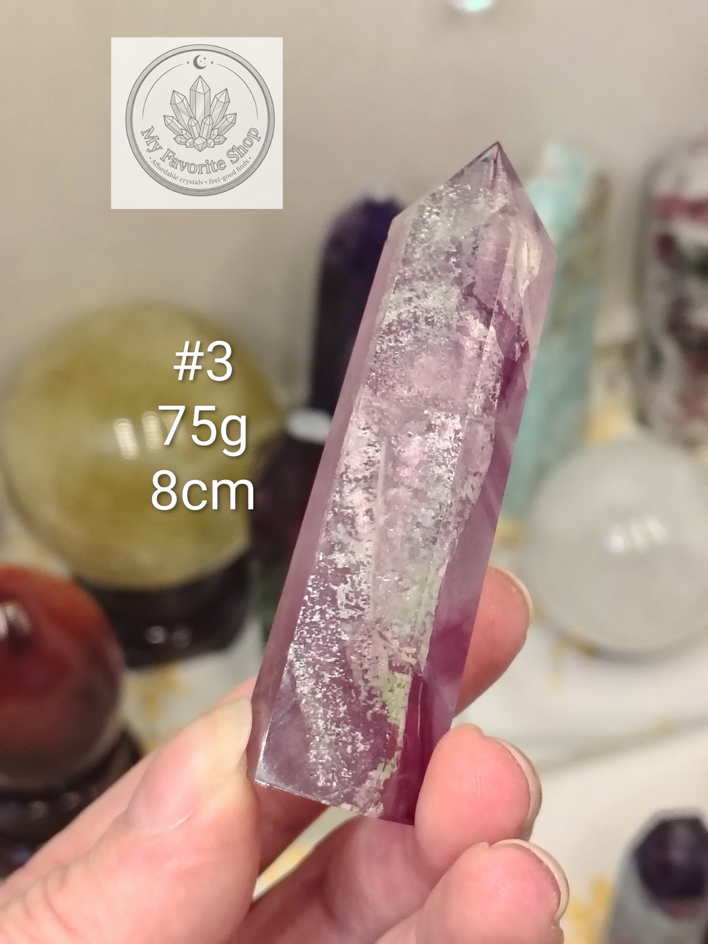 Rainbow Fluorite Points / Mini Towers - Choose Your Piece