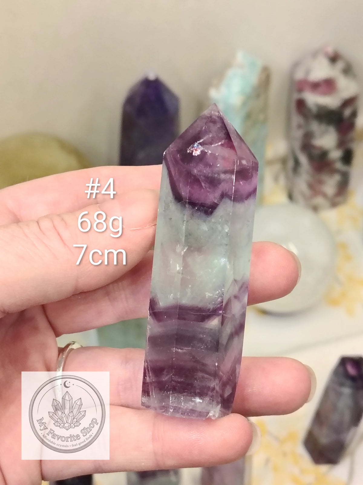 Rainbow Fluorite Points / Mini Towers - Choose Your Piece