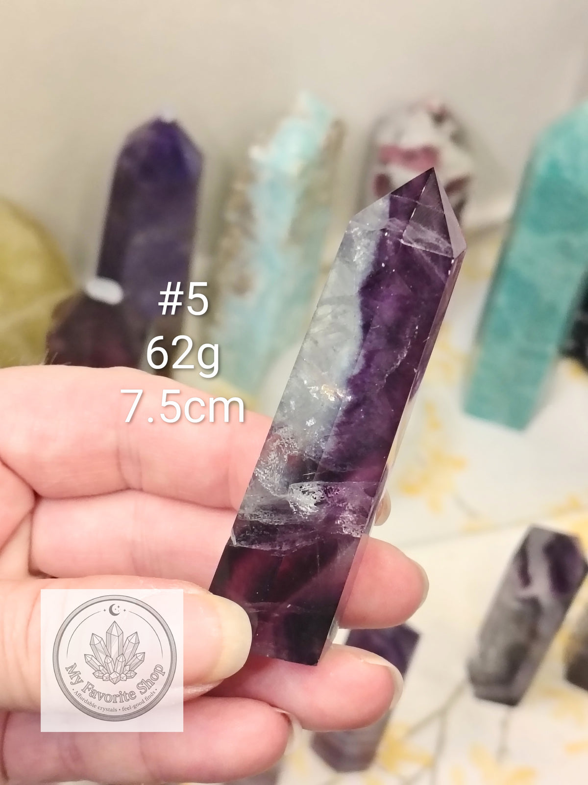 Rainbow Fluorite Points / Mini Towers - Choose Your Piece