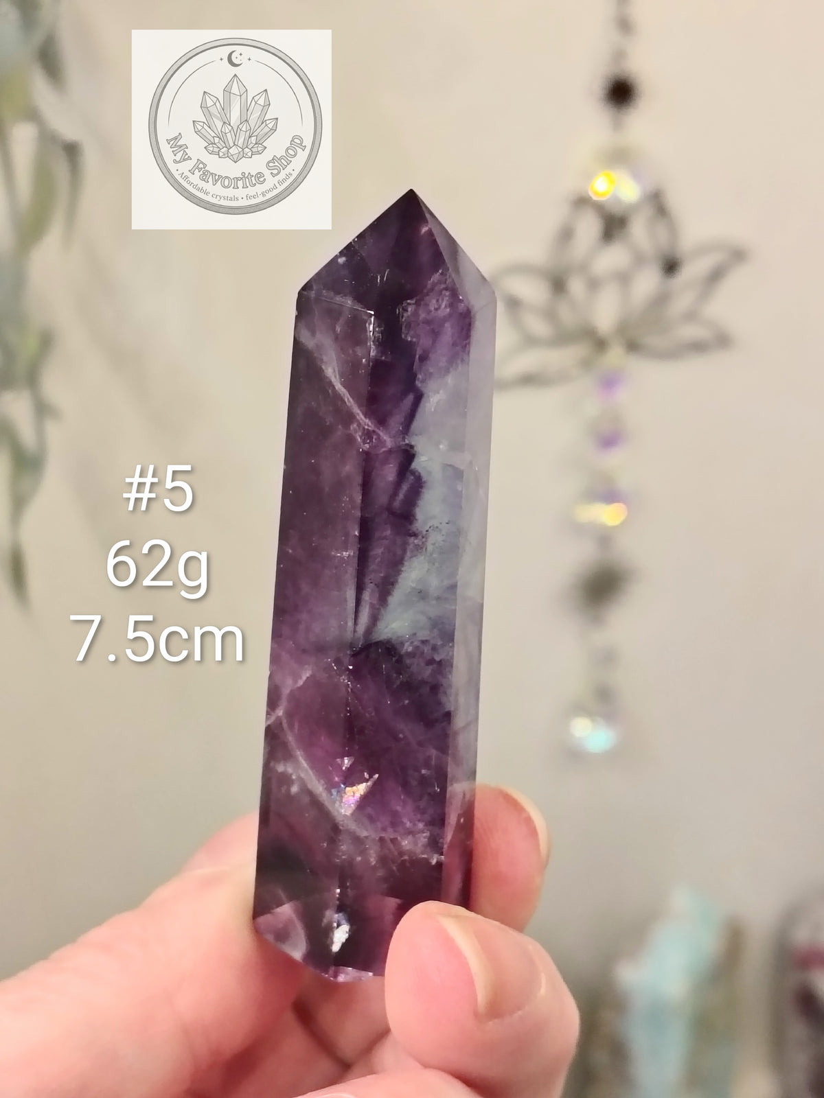 Rainbow Fluorite Points / Mini Towers - Choose Your Piece