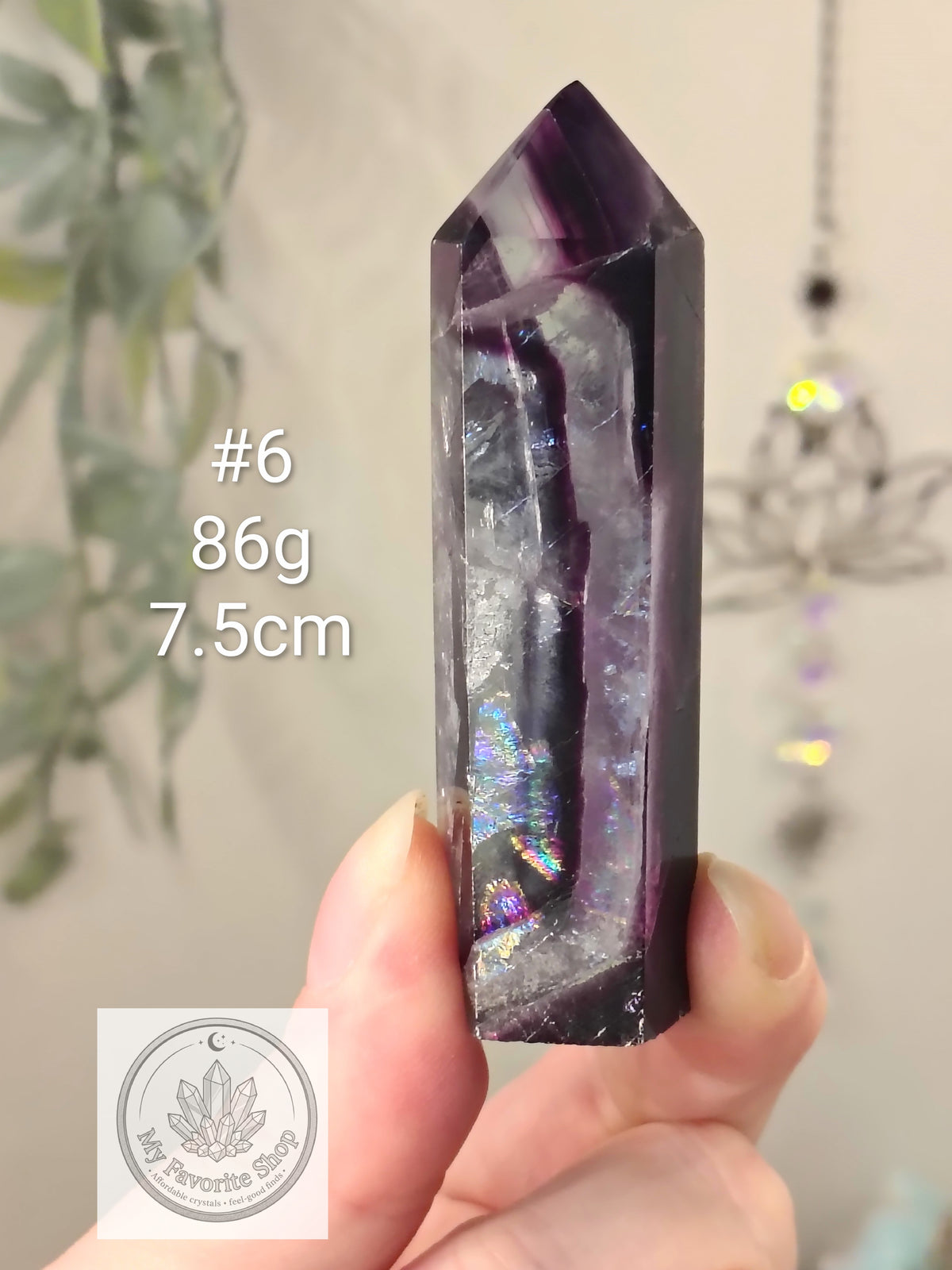 Rainbow Fluorite Points / Mini Towers - Choose Your Piece