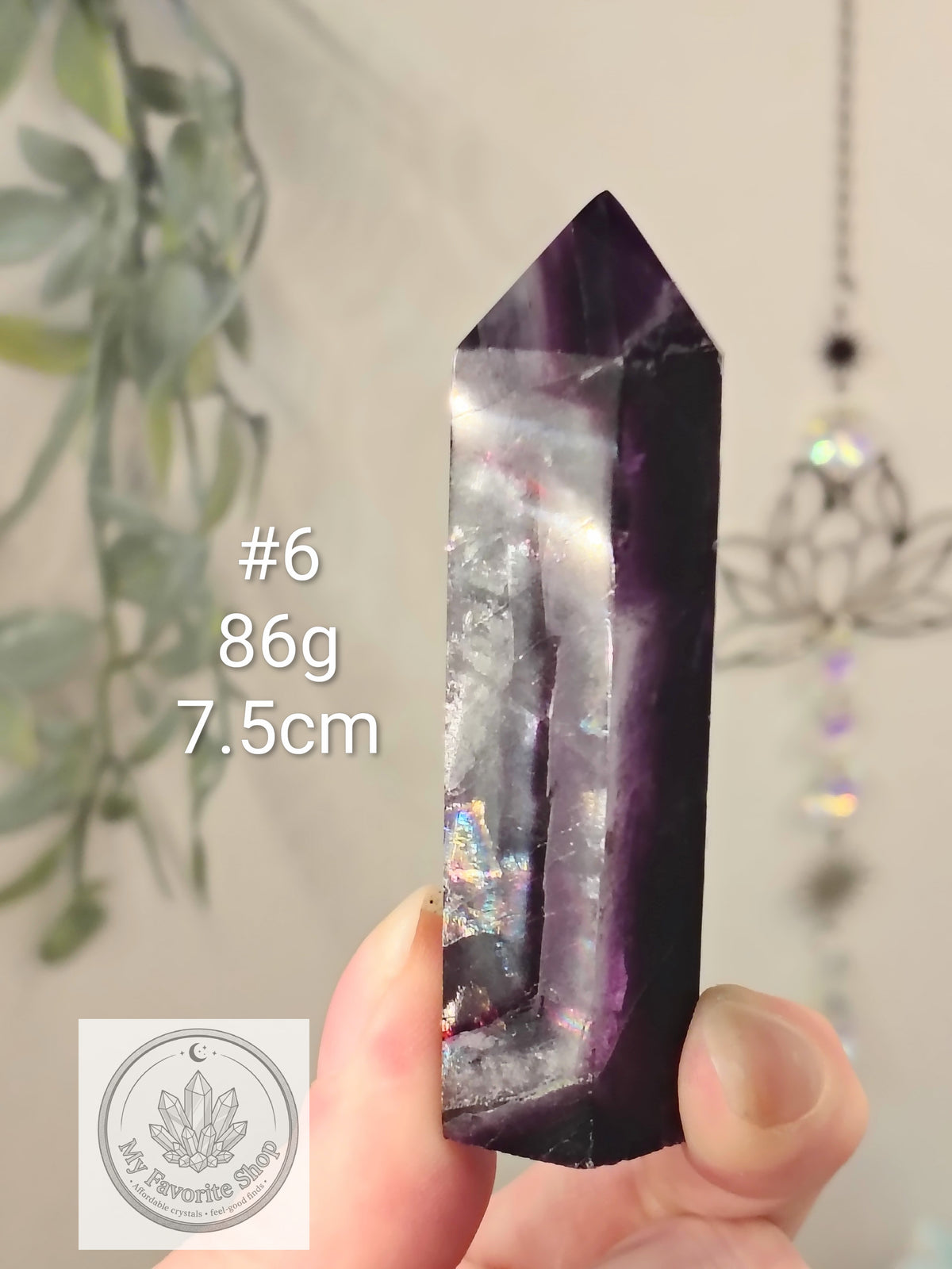 Rainbow Fluorite Points / Mini Towers - Choose Your Piece
