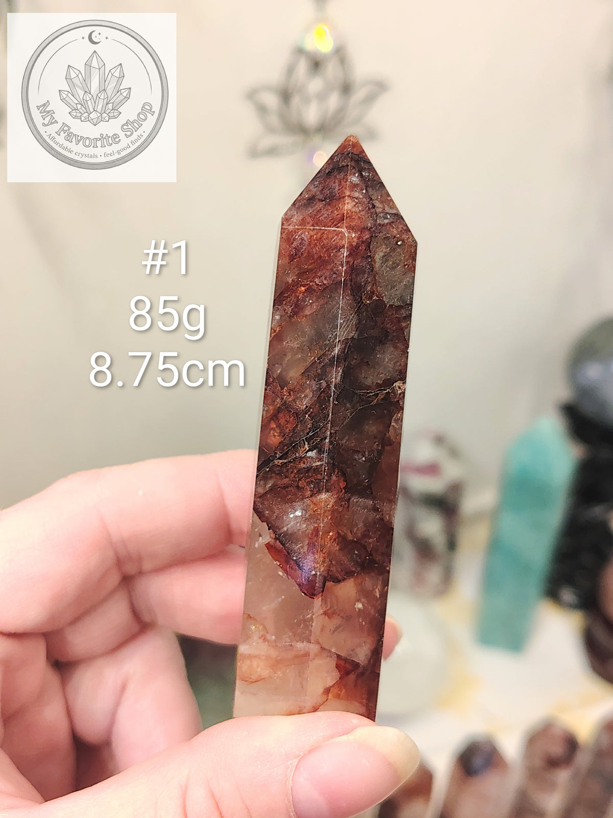 Fire Quartz Mini Towers - Choose Your Piece