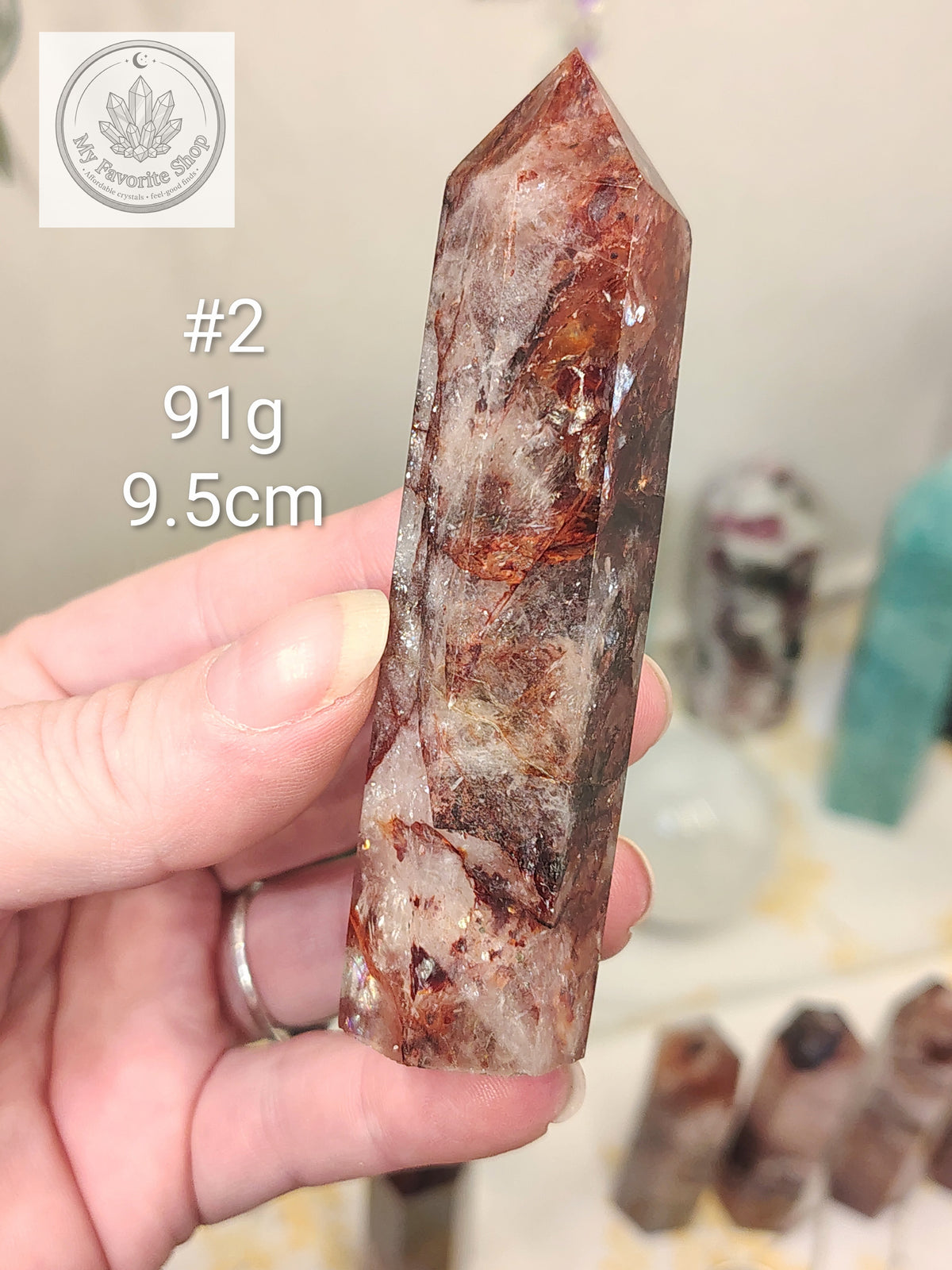 Fire Quartz Mini Towers - Choose Your Piece