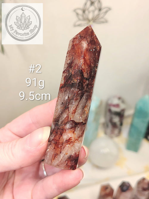 Fire Quartz Mini Towers - Choose Your Piece