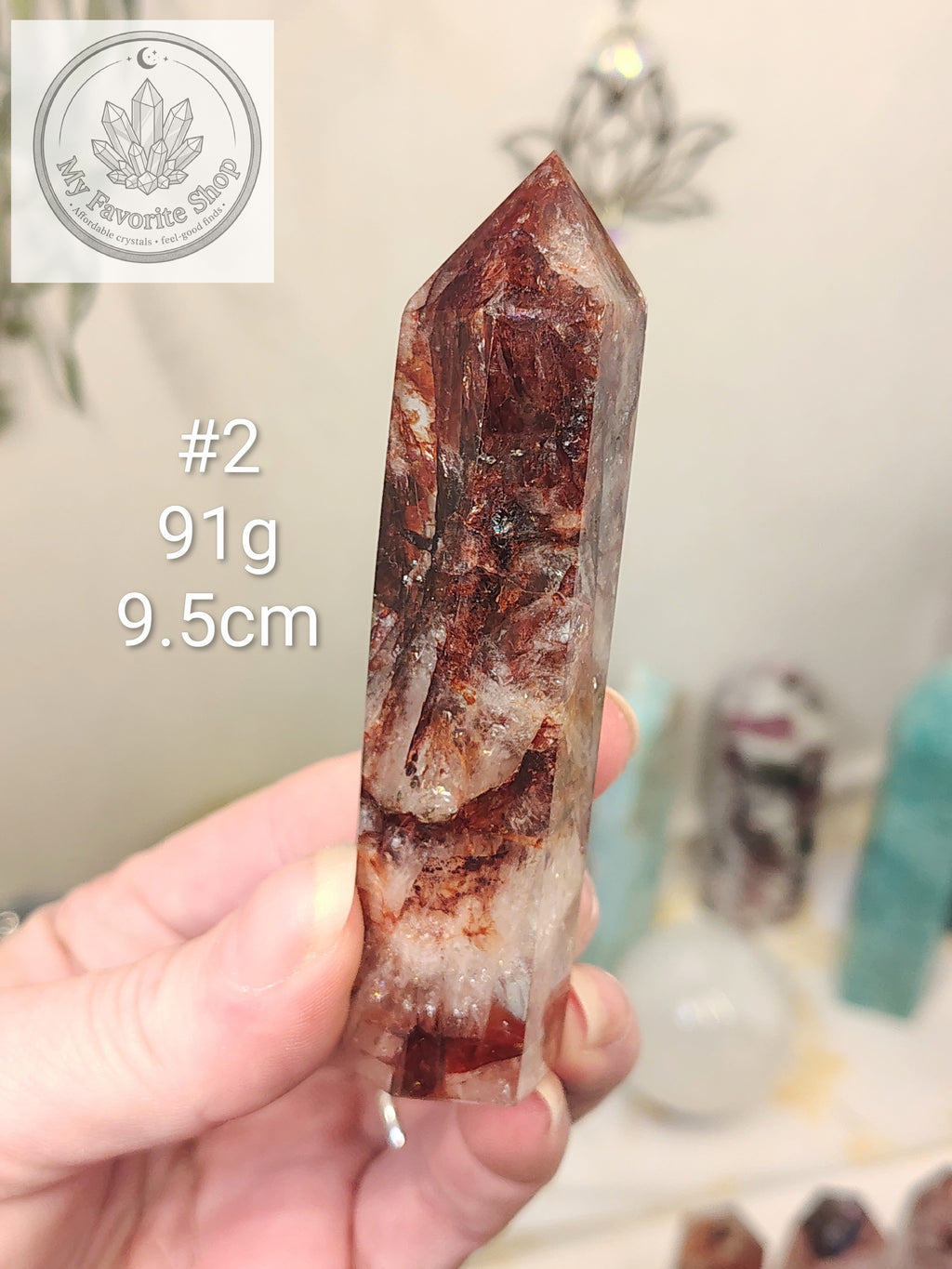 Fire Quartz Mini Towers - Choose Your Piece