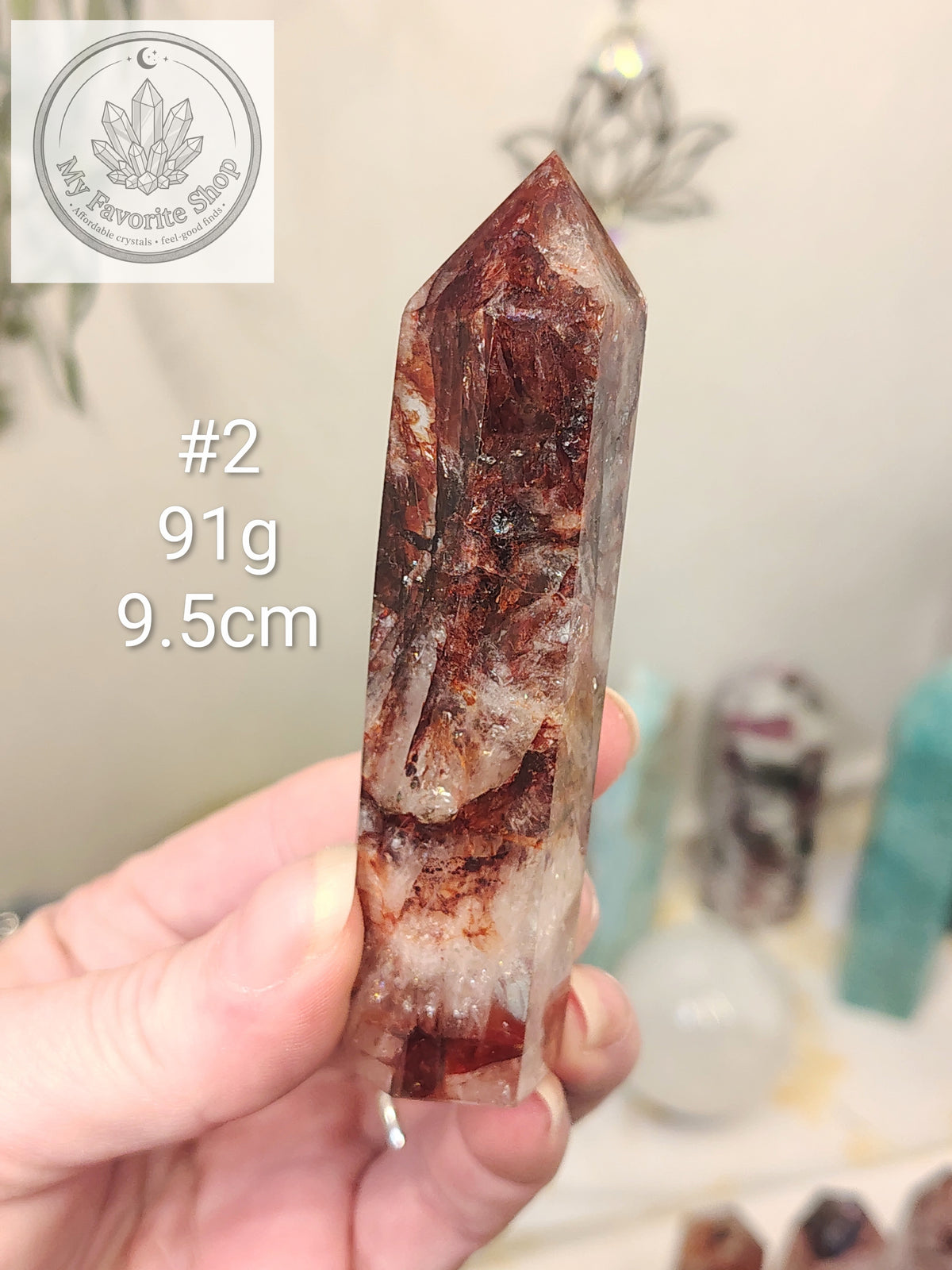 Fire Quartz Mini Towers - Choose Your Piece