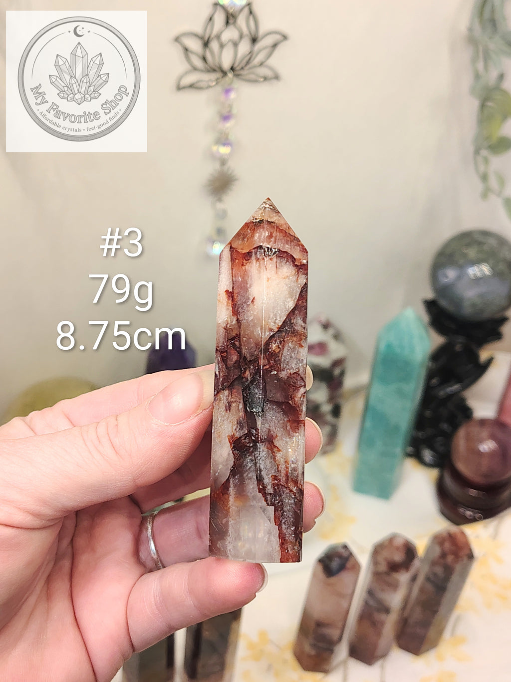 Fire Quartz Mini Towers - Choose Your Piece