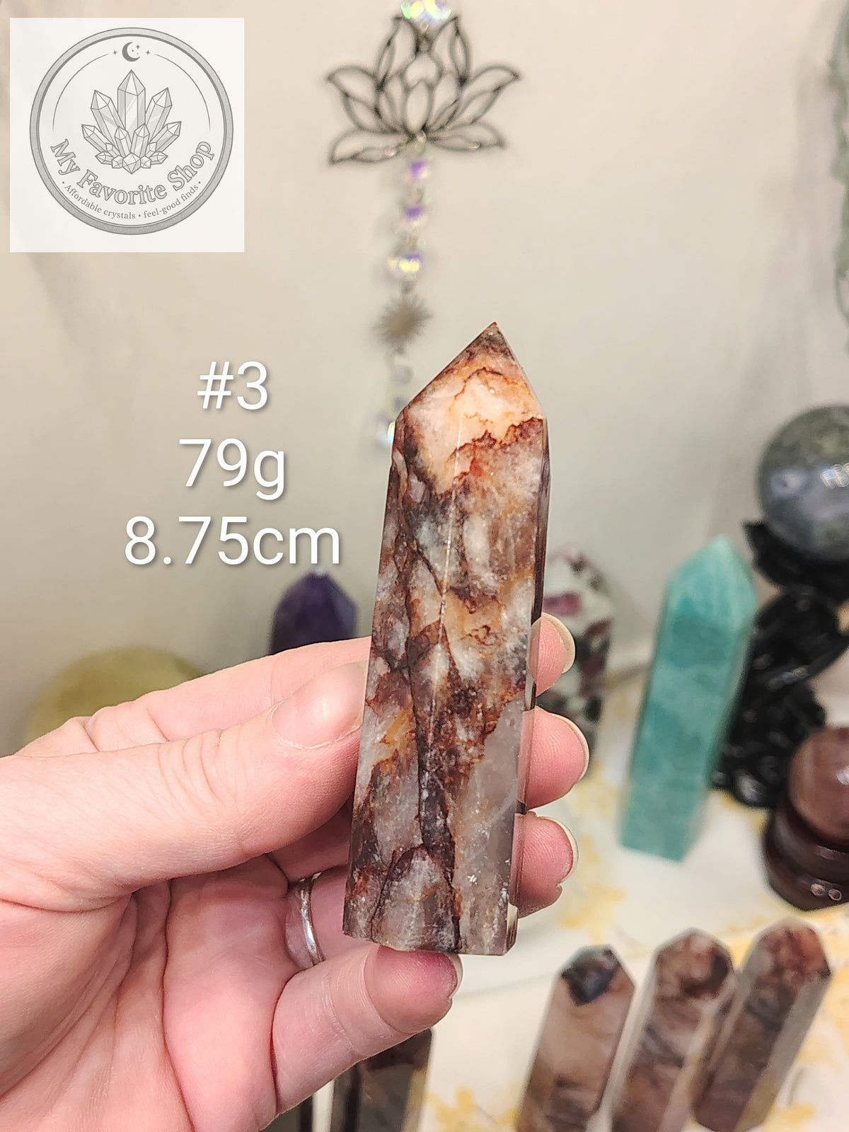 Fire Quartz Mini Towers - Choose Your Piece