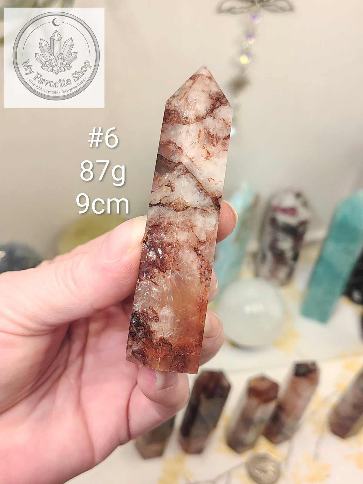 Fire Quartz Mini Towers - Choose Your Piece