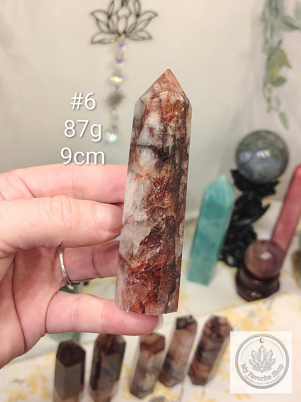 Fire Quartz Mini Towers - Choose Your Piece