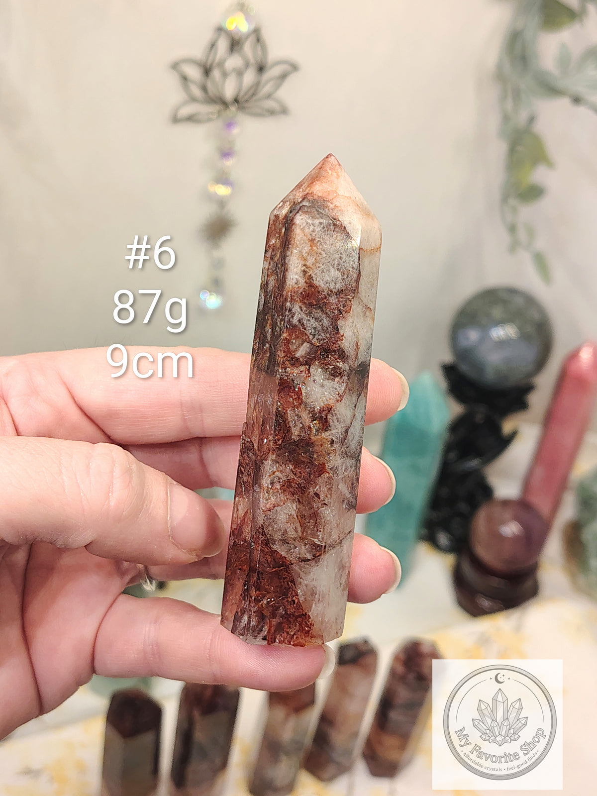 Fire Quartz Mini Towers - Choose Your Piece