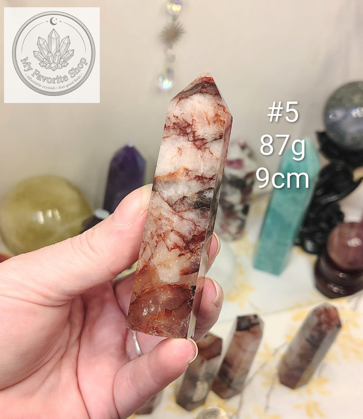 Fire Quartz Mini Towers - Choose Your Piece