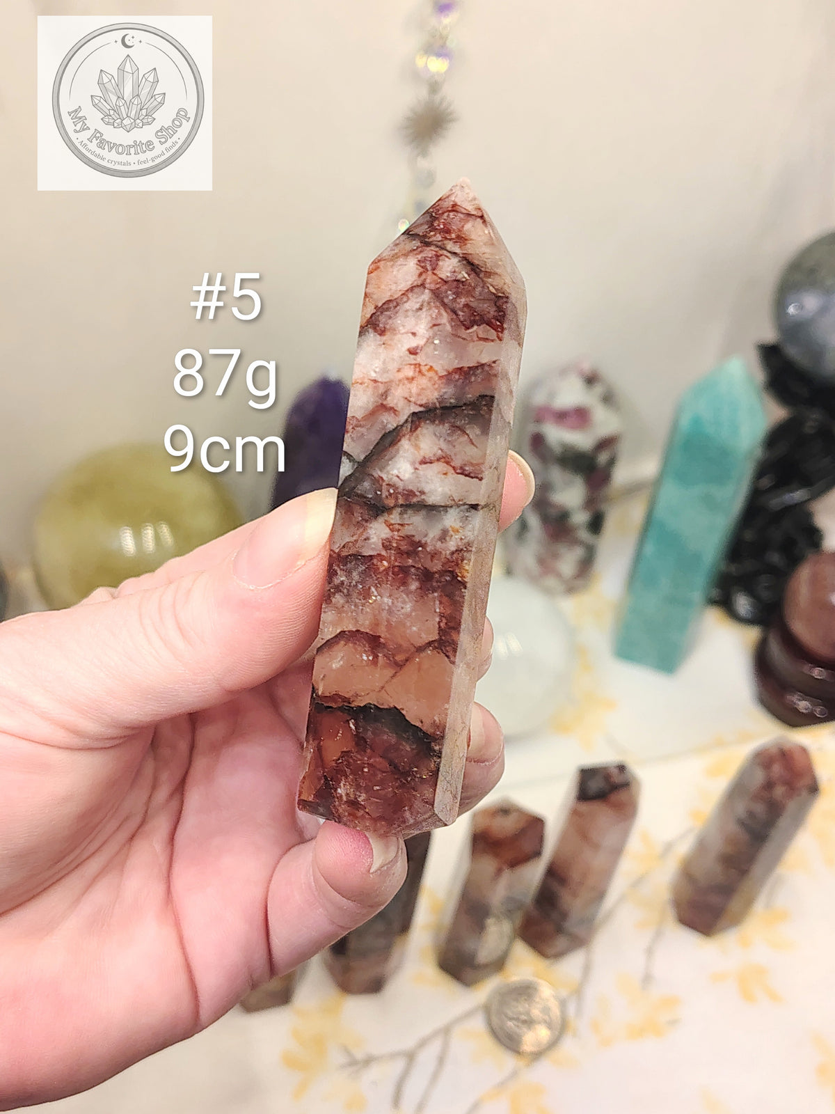 Fire Quartz Mini Towers - Choose Your Piece
