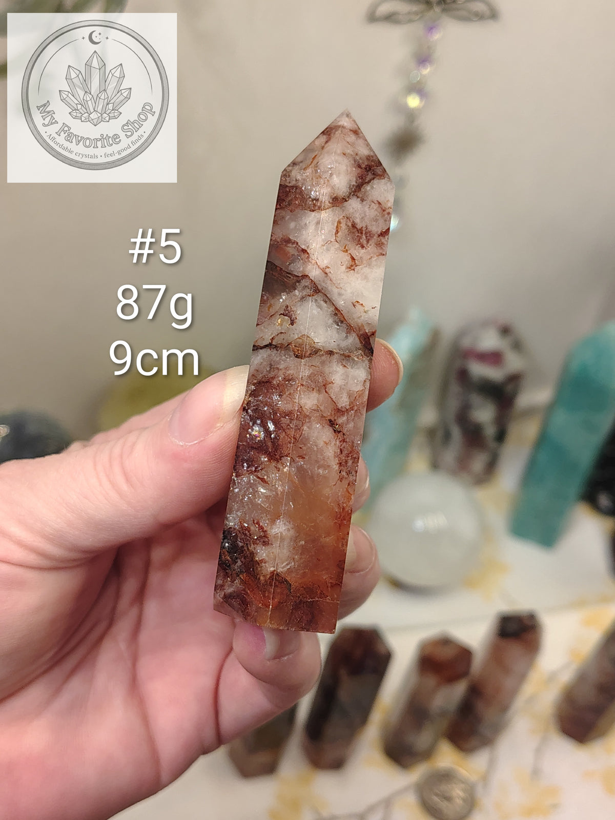 Fire Quartz Mini Towers - Choose Your Piece