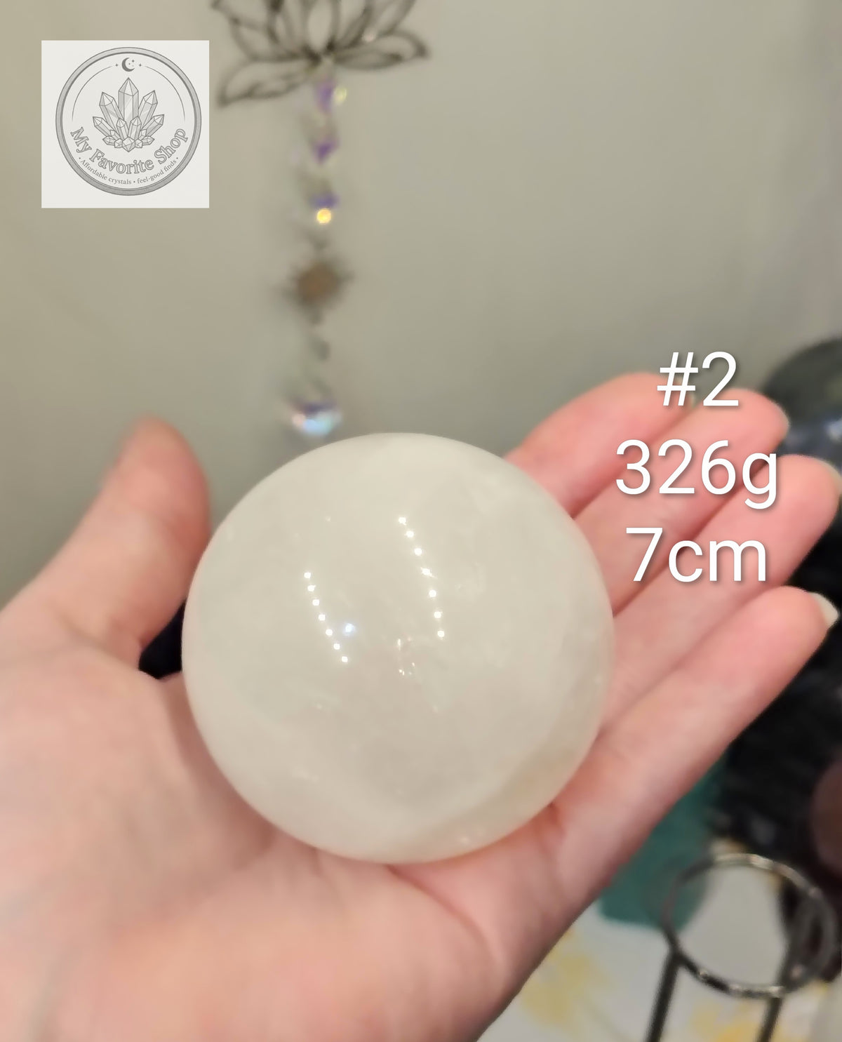 Natural Milky Quartz Crystal Spheres with Hidden Rainbows