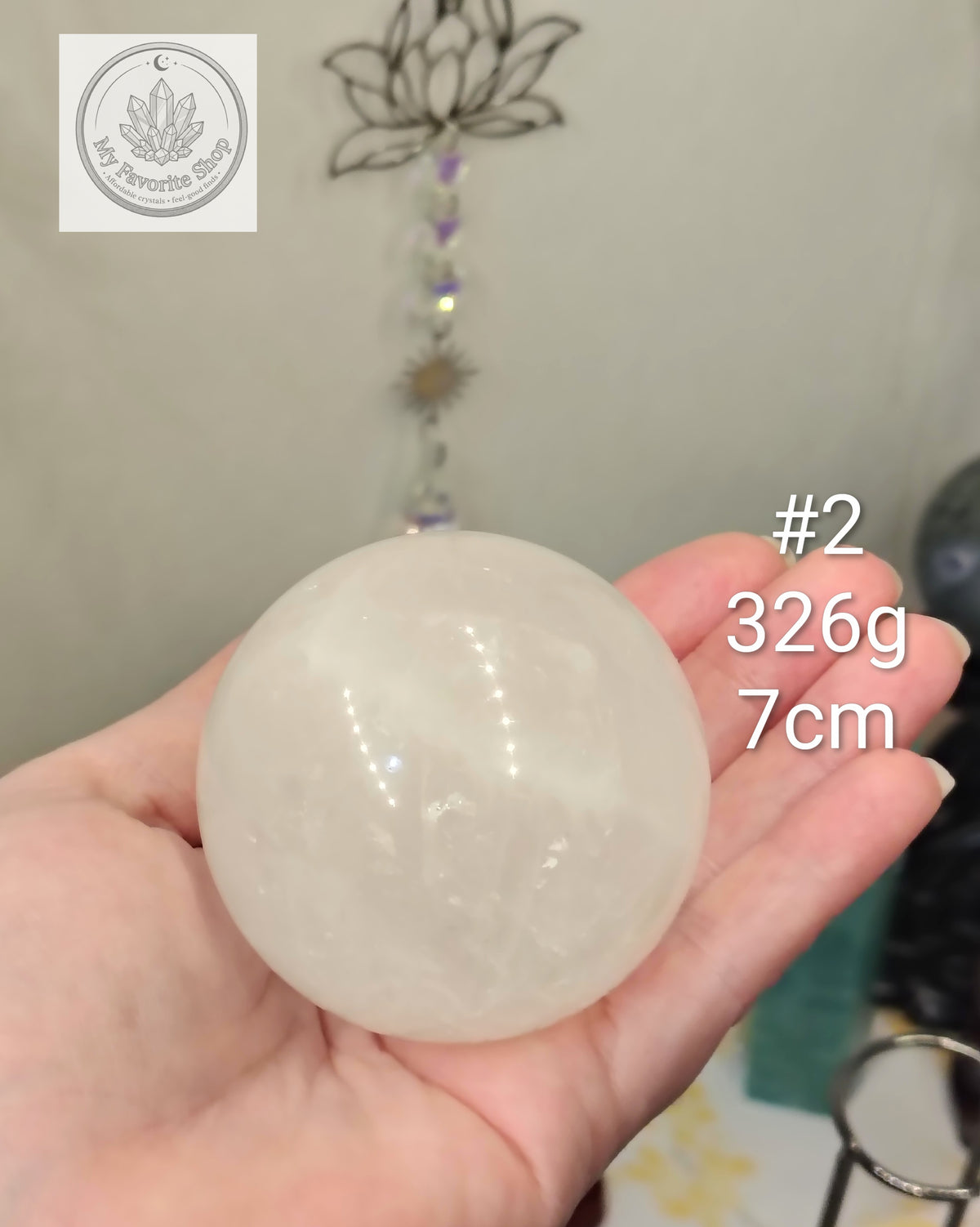 Natural Milky Quartz Crystal Spheres with Hidden Rainbows