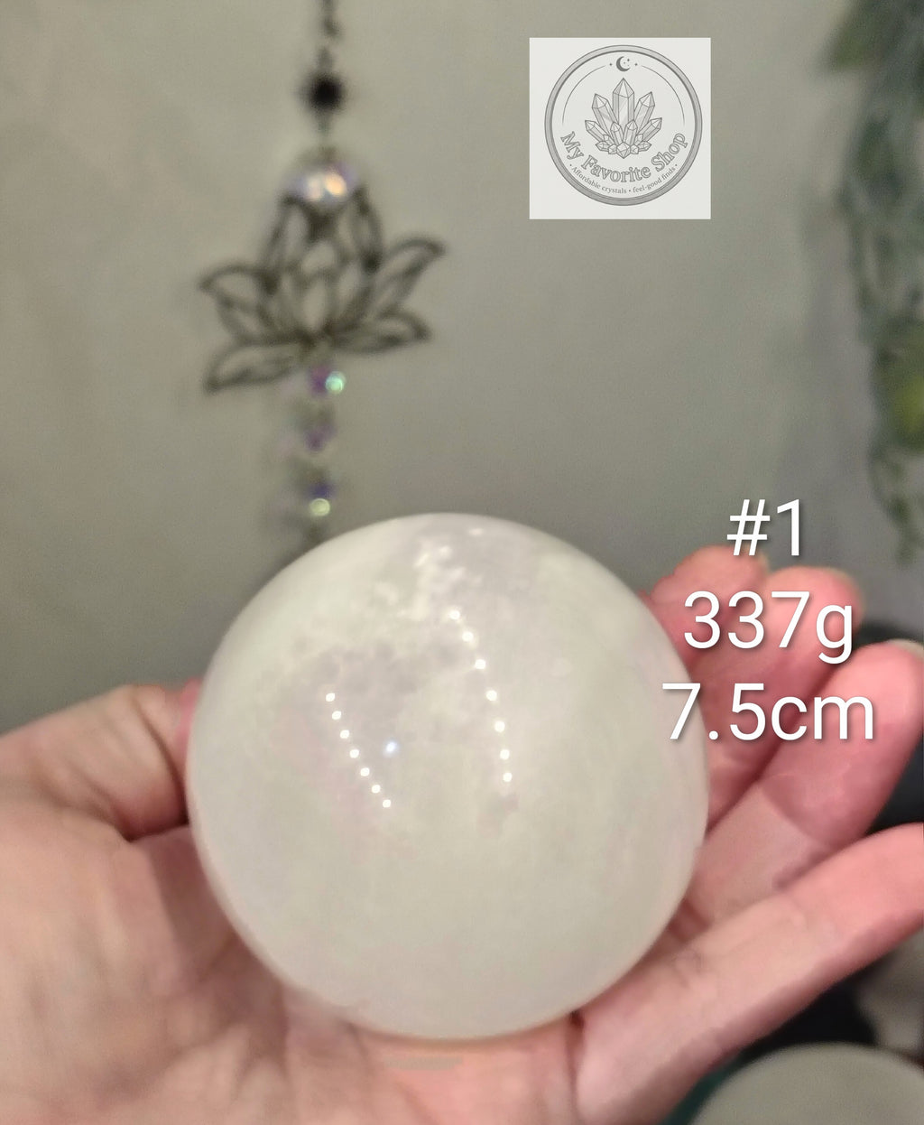 Natural Milky Quartz Crystal Spheres with Hidden Rainbows