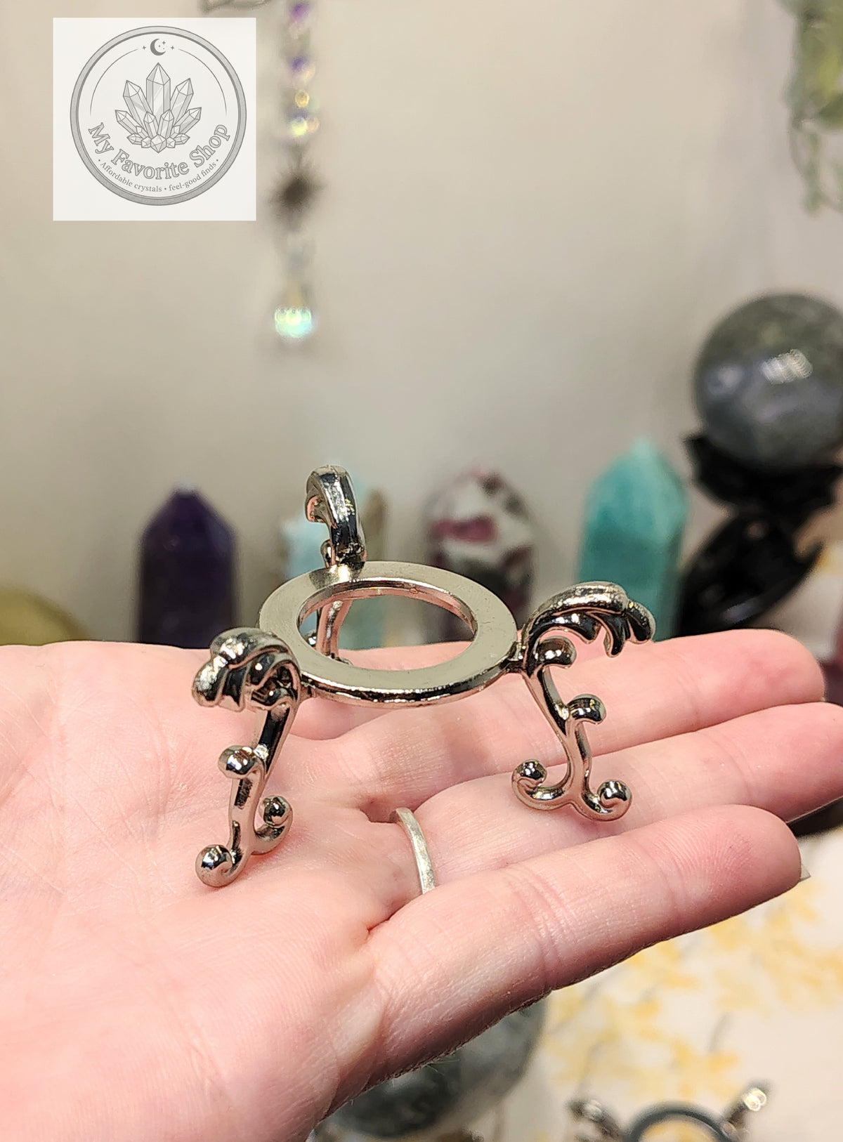 Crystal Sphere & Gemstone Display Holders