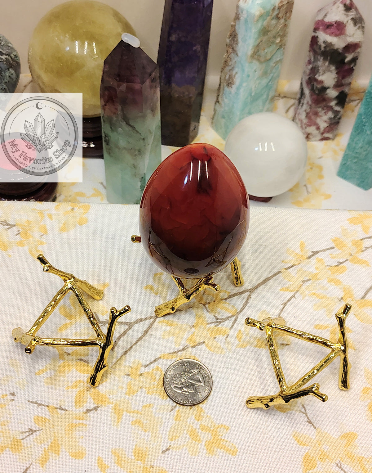 Crystal Sphere & Gemstone Display Holders